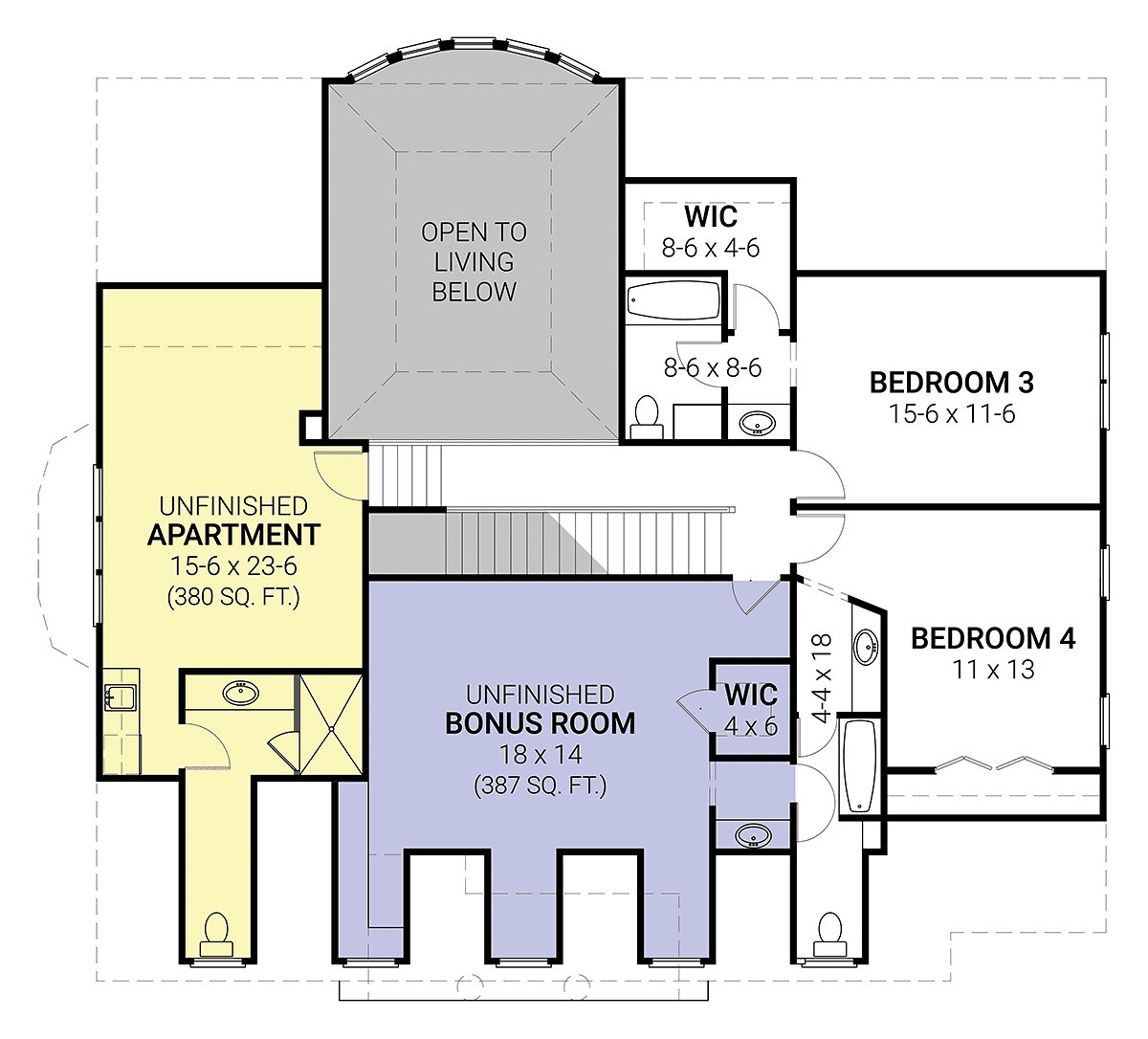 Colonial Level Two of Plan 72057