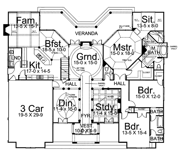 Colonial Level One of Plan 72063