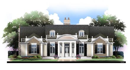 Colonial Elevation of Plan 72063