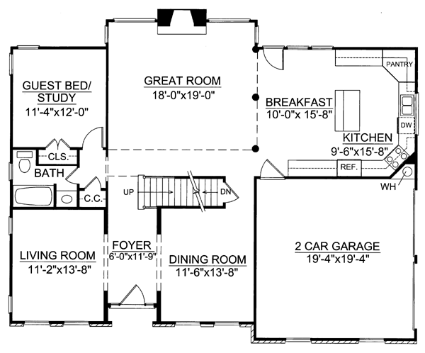 Colonial Level One of Plan 72065