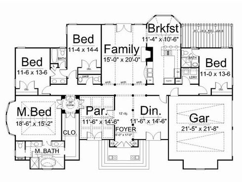 European Traditional Level One of Plan 72069