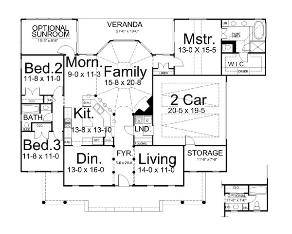 Colonial Level One of Plan 72077