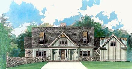 Cape Cod Elevation of Plan 72089