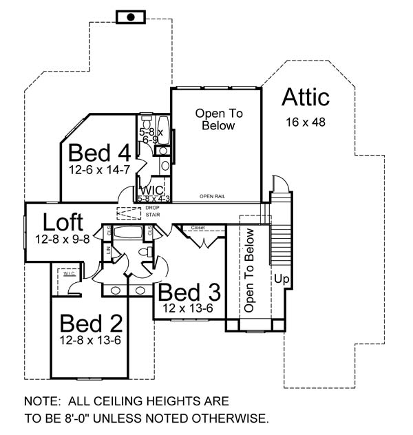 Greek Revival Traditional Level Two of Plan 72097