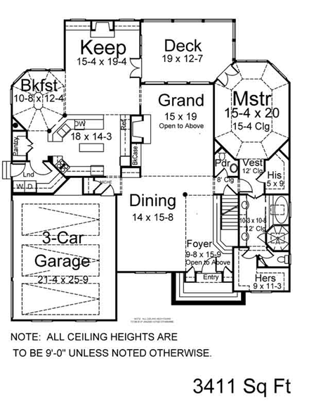 First Level Plan