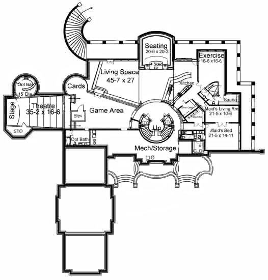  Lower Level of Plan 72121