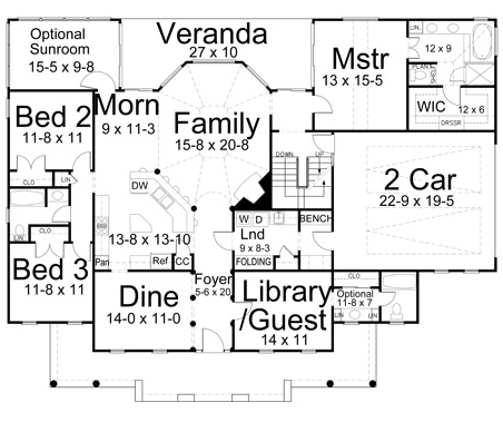 Colonial Level One of Plan 72203