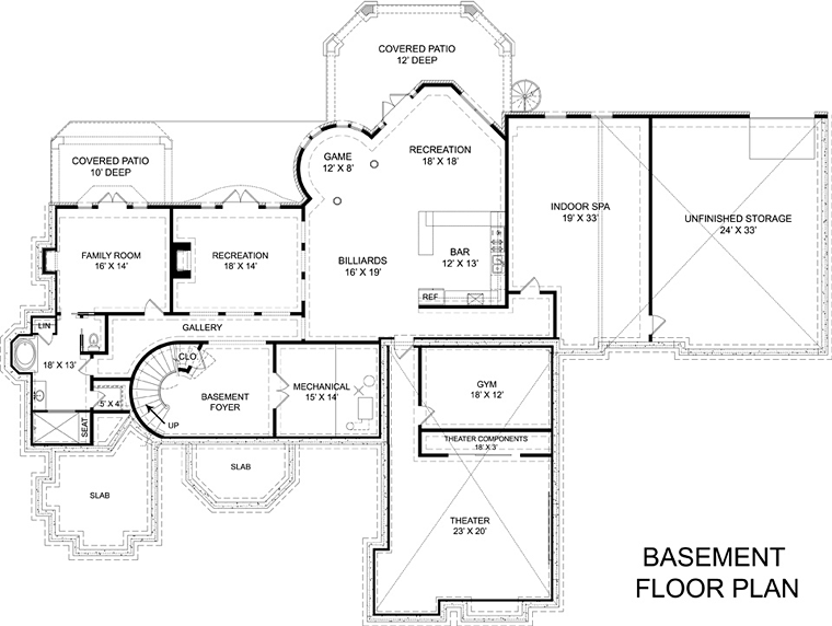 European Lower Level of Plan 72242