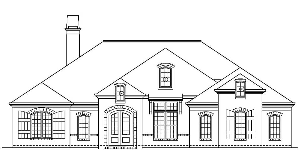 Contemporary, European Plan with 2403 Sq. Ft., 3 Bedrooms, 4 Bathrooms, 2 Car Garage Picture 4