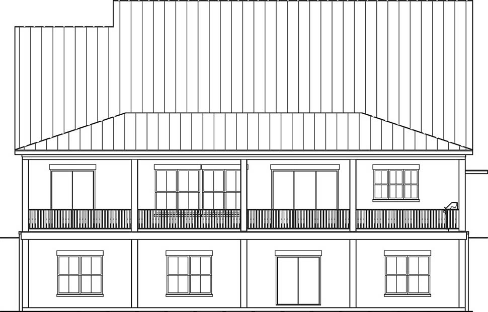 Farmhouse Plan with 2499 Sq. Ft., 3 Bedrooms, 3 Bathrooms, 3 Car Garage Picture 9