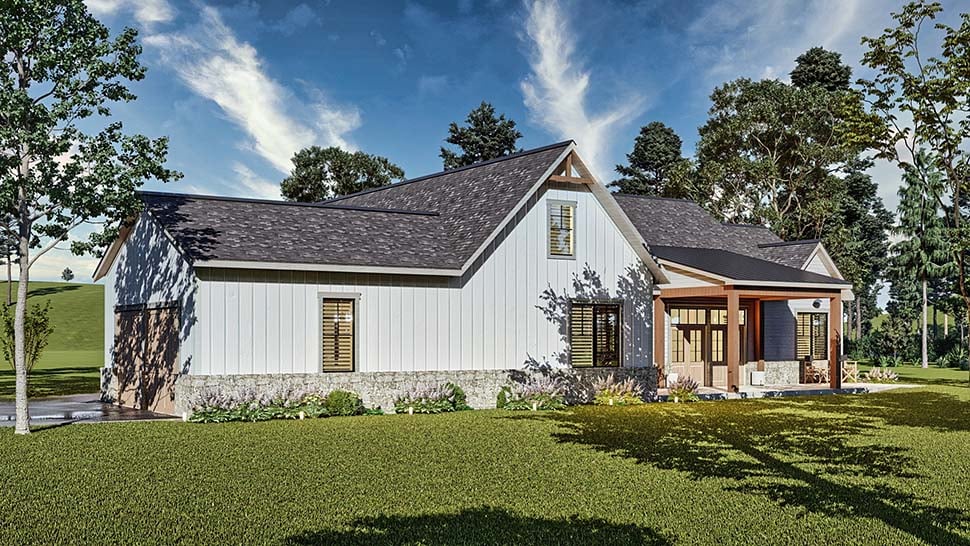 Country, Farmhouse, New American Style, Southern Plan with 2764 Sq. Ft., 4 Bedrooms, 4 Bathrooms, 2 Car Garage Picture 12