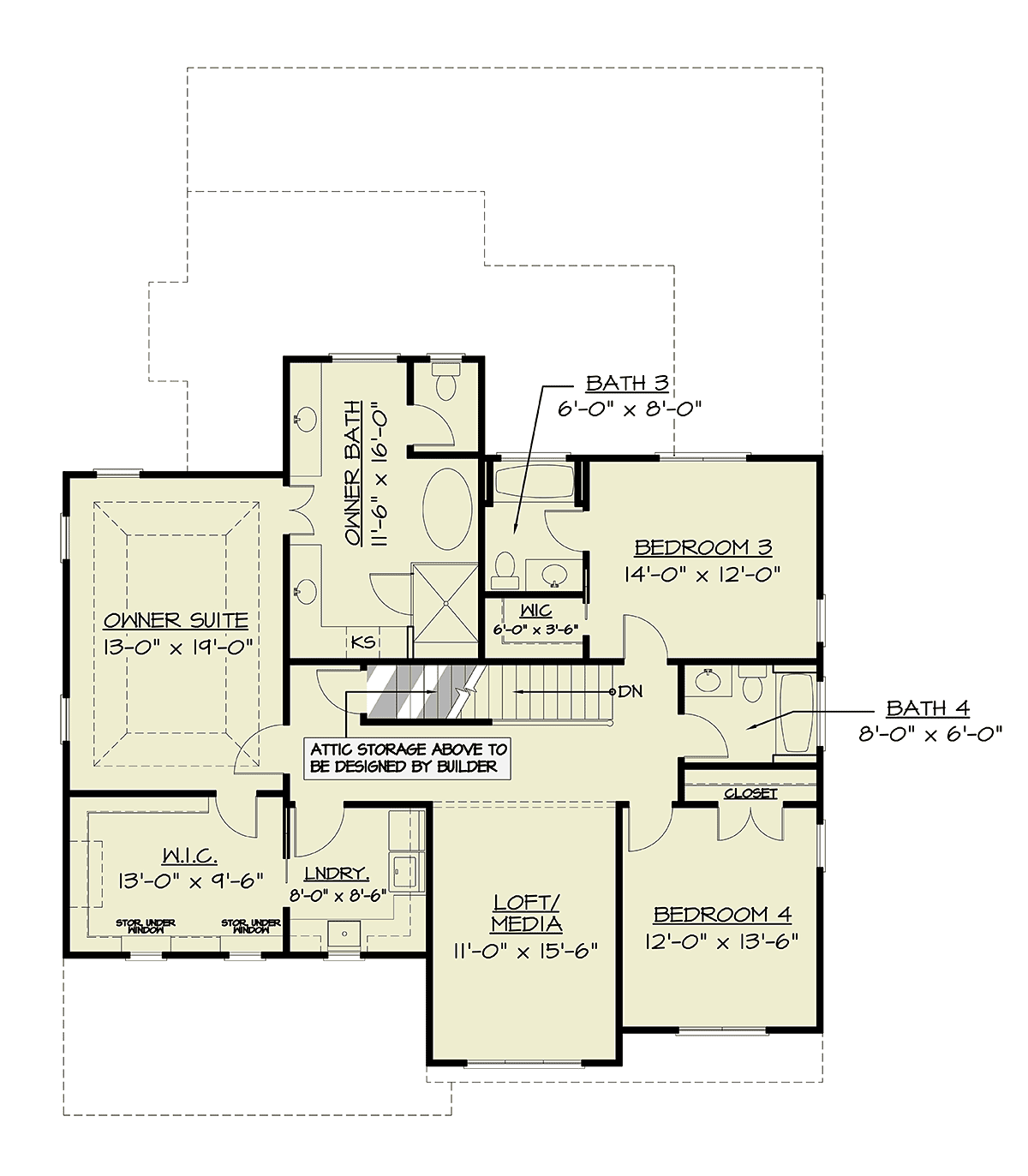 House Plan 72267 Level Two