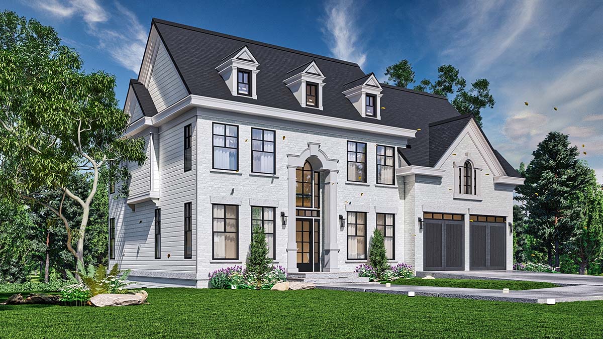 Colonial, Southern, Traditional Plan with 2848 Sq. Ft., 4 Bedrooms, 4 Bathrooms, 2 Car Garage Picture 3