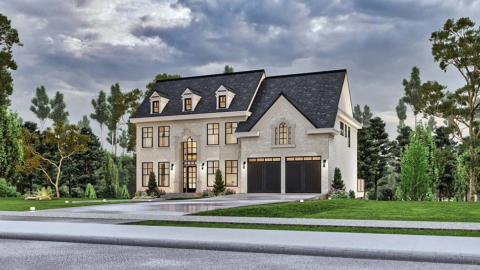Colonial, Southern, Traditional Plan with 2848 Sq. Ft., 4 Bedrooms, 4 Bathrooms, 2 Car Garage Picture 8