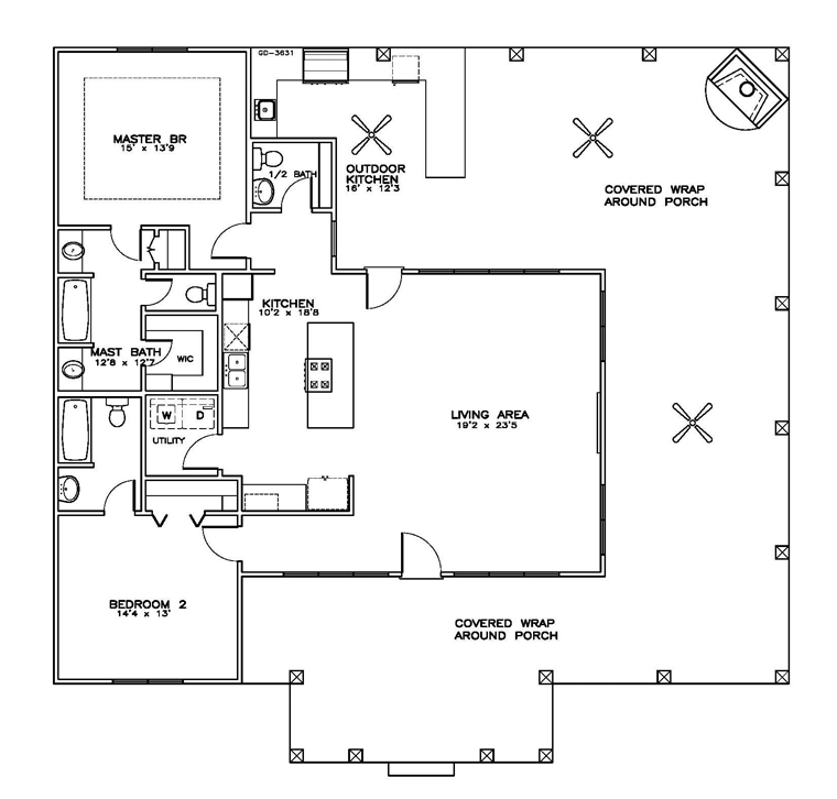 Coastal Southern Level One of Plan 72344