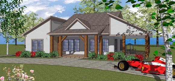 House Plan 72369 Elevation