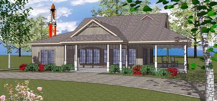 House Plan 72371 Elevation