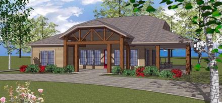 House Plan 72373 Elevation