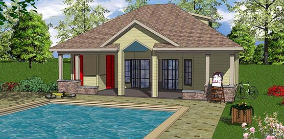 House Plan 72376 Elevation