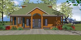 Plan 72377 - 681 Square Feet