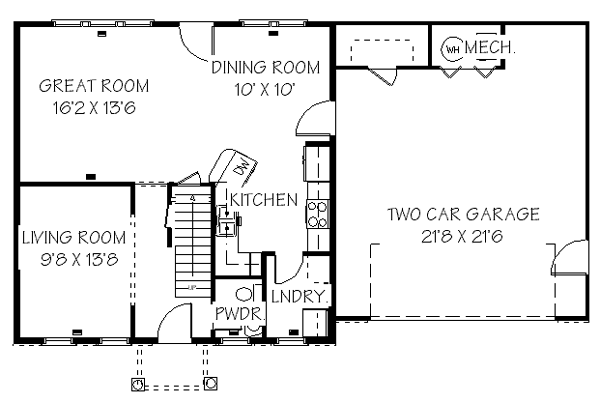 Colonial Level One of Plan 72433