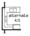 Bungalow Alternate Level One of Plan 72718