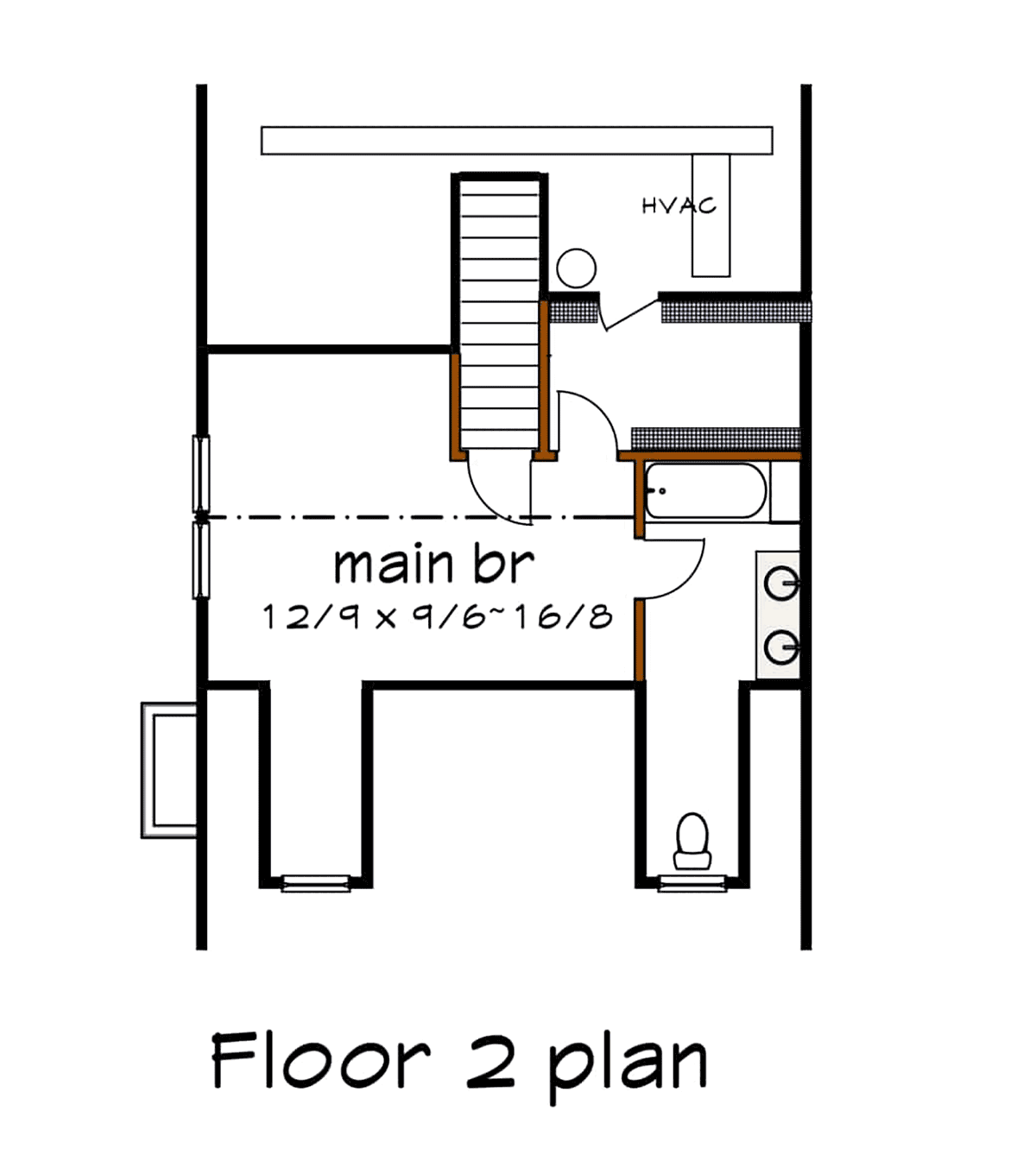 Bungalow Level Two of Plan 72718