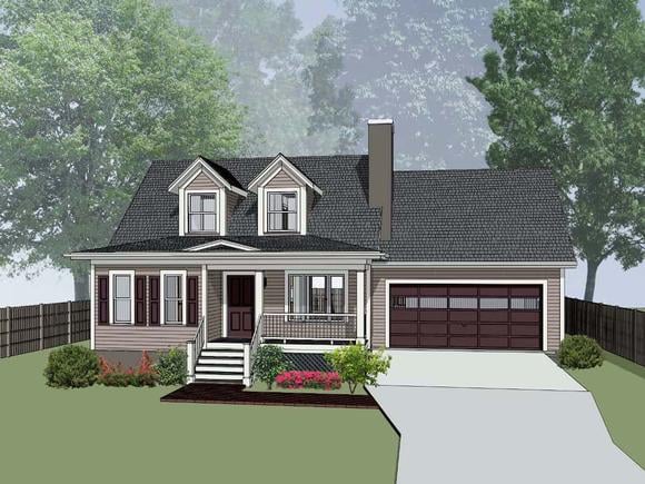 House Plan 72725 Elevation