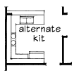 Bungalow Alternate Level One of Plan 72727