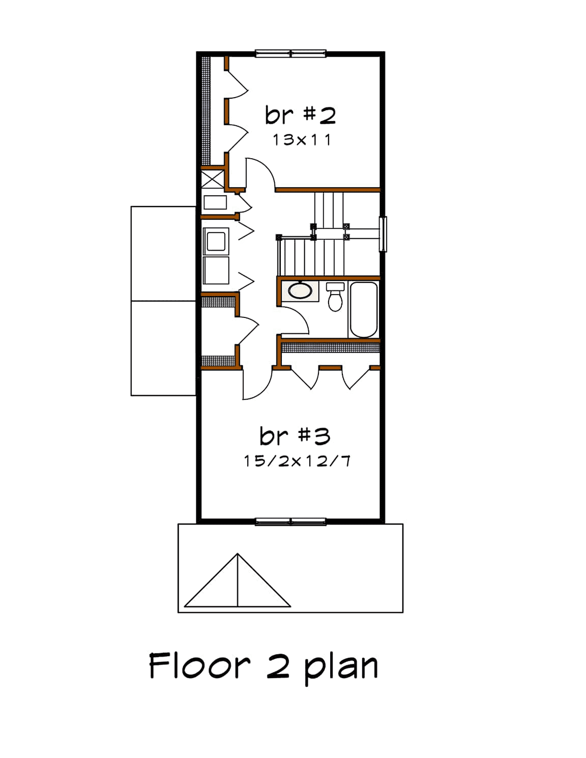 Bungalow Level Two of Plan 72729