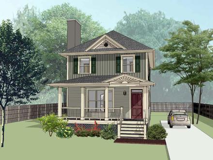 Bungalow Elevation of Plan 72744