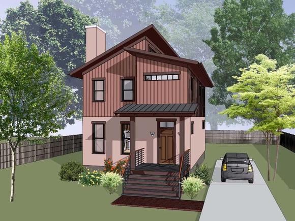 House Plan 72796 Elevation