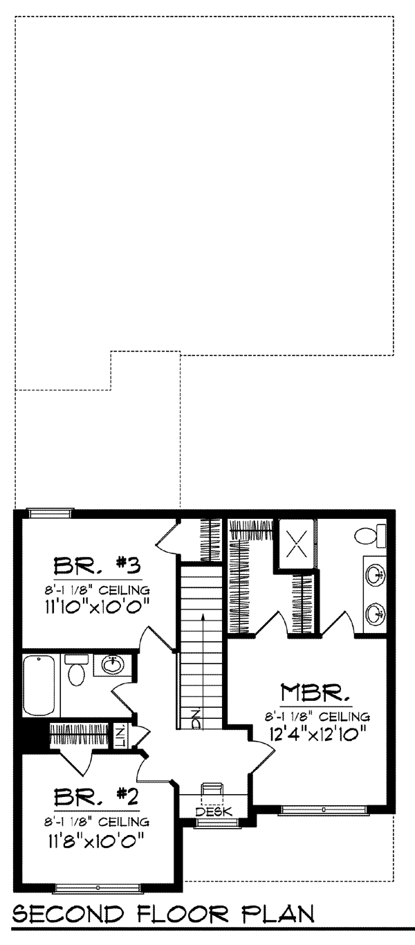 House Plan 72923 Level Two