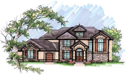 Coastal Mediterranean Elevation of Plan 72965