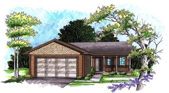 House Plan 72971 Elevation