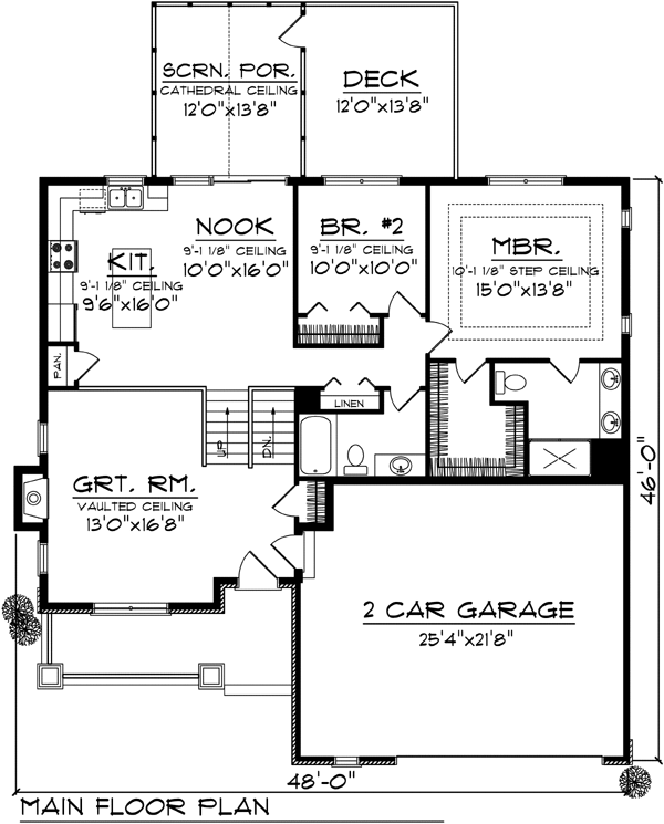 Craftsman Level One of Plan 72991