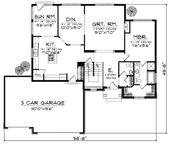 Traditional Level One of Plan 73013