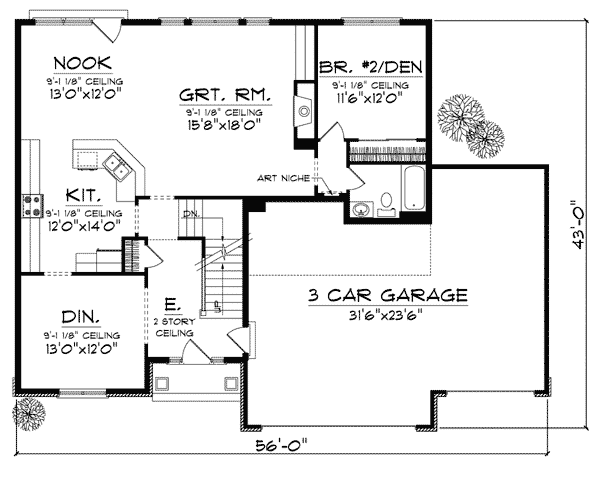 Traditional Level One of Plan 73020