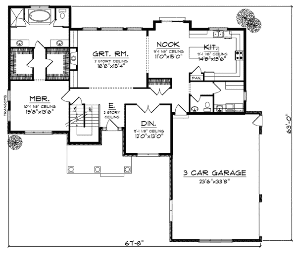 European Traditional Level One of Plan 73024