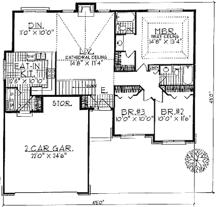 Traditional Level One of Plan 73031