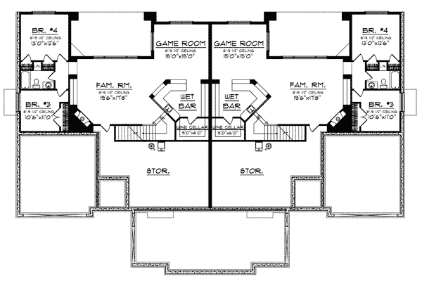 Mediterranean Traditional Level Two of Plan 73032