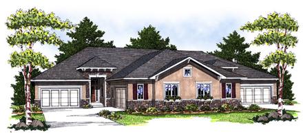 Multi-Family Plan 73032 Elevation