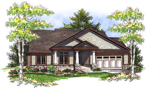 House Plan 73049 Elevation