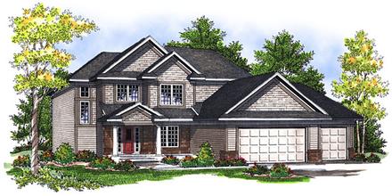  Elevation of Plan 73050