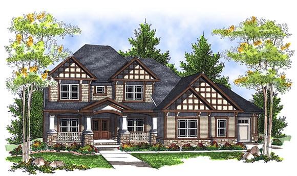 House Plan 73051 Elevation