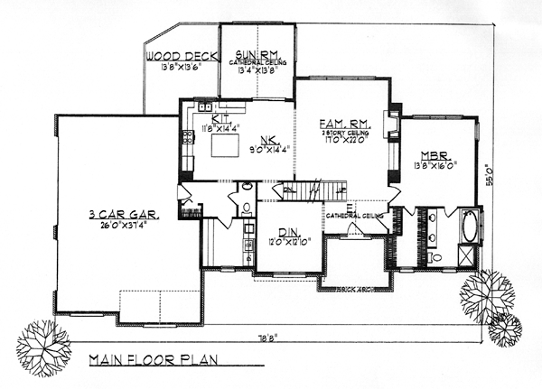 Traditional Level One of Plan 73054