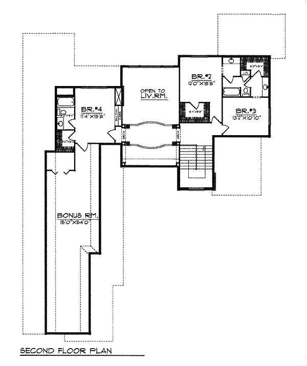 European Tudor Level Two of Plan 73058