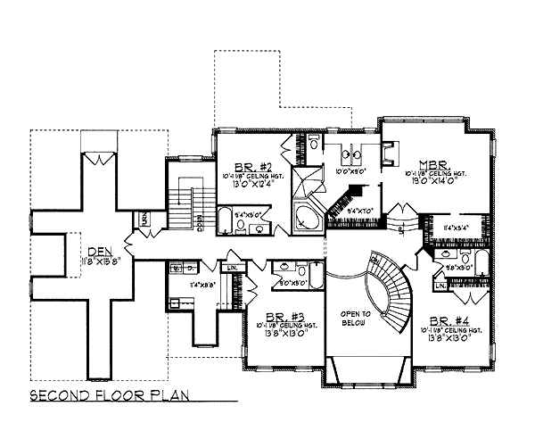 Colonial European Level Two of Plan 73060