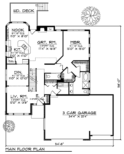 Traditional Level One of Plan 73064