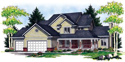 House Plan 73066 Elevation